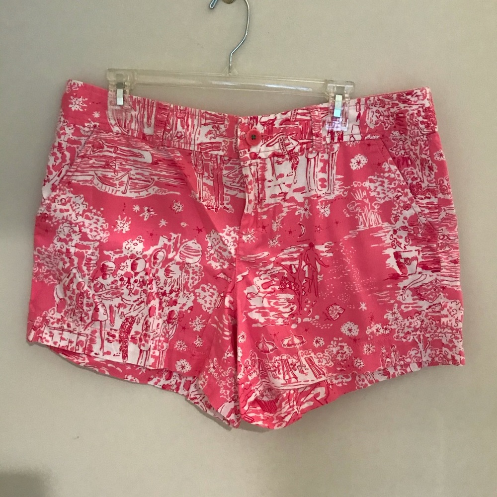 Lilly Pulitzer sz14 Callahan shorts Skinny Dippin’